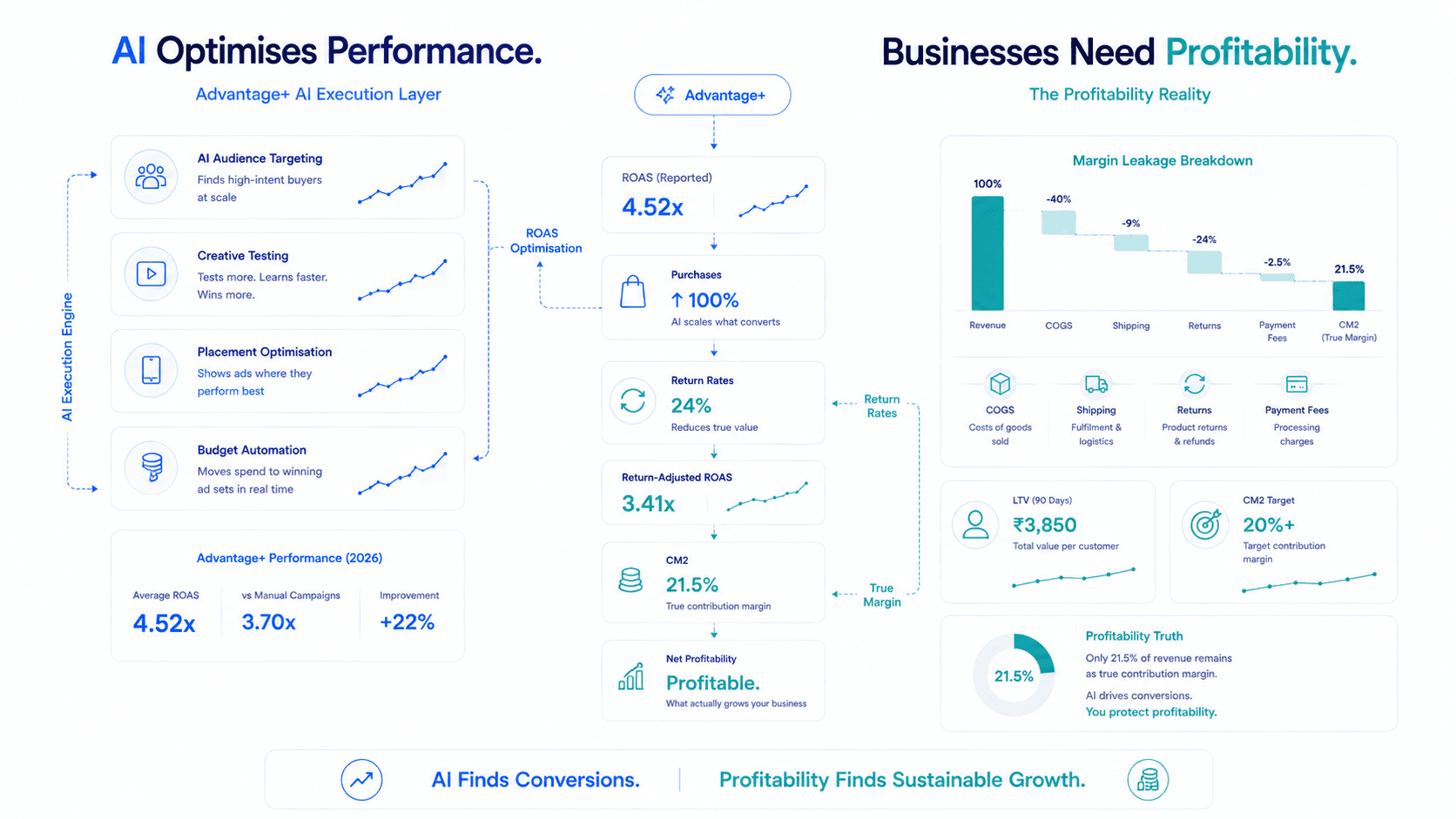 AI-Powered Meta Ads Benchmarks (2026): What Advantage+ Actually Delivers