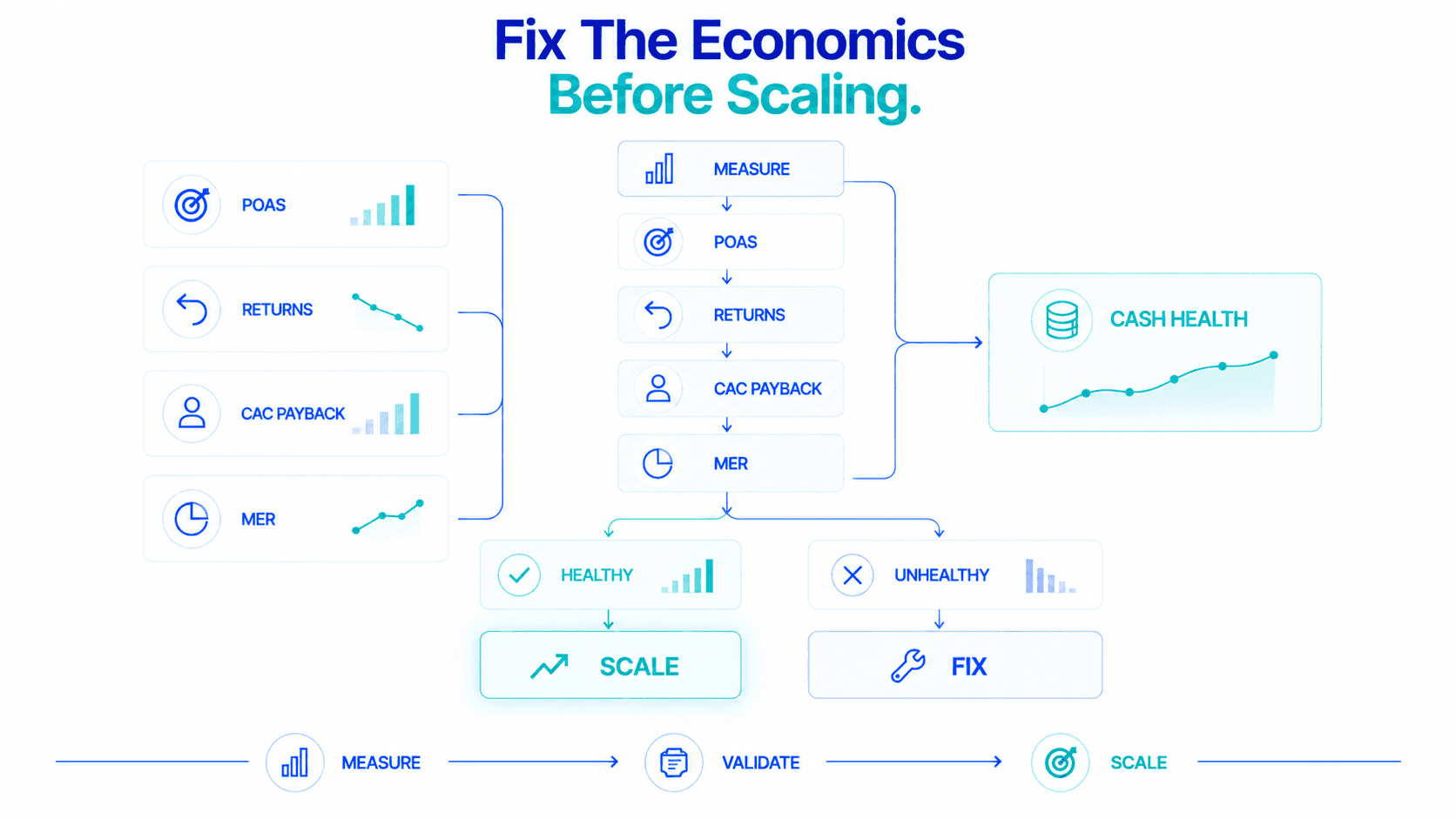 Fix the economics before scaling paid acquisition
