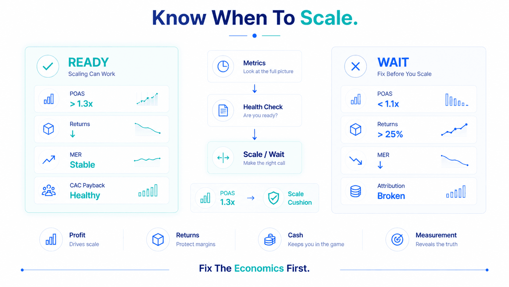 Ready versus wait: the metrics that decide whether to scale